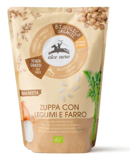 ALCE NERO ZUPPA DI LEGUMI E FARRO 500G