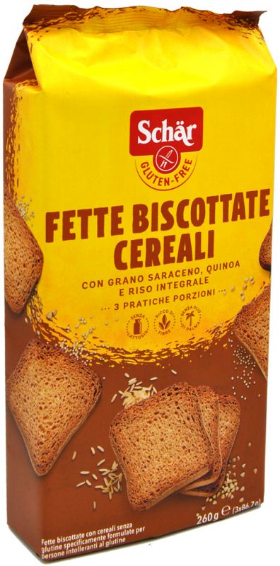 SCHAR FETTE BISCOTTATE AI CEREALI 260G