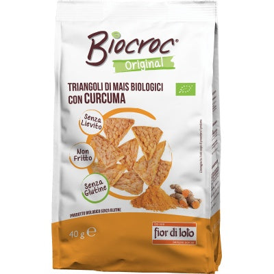 BIOCROC TRIANGOLI DI MAIS E CURCUMA 40G