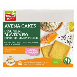 CRACKER AVENA BIO CURCUMA E PEPE NERO 250G
