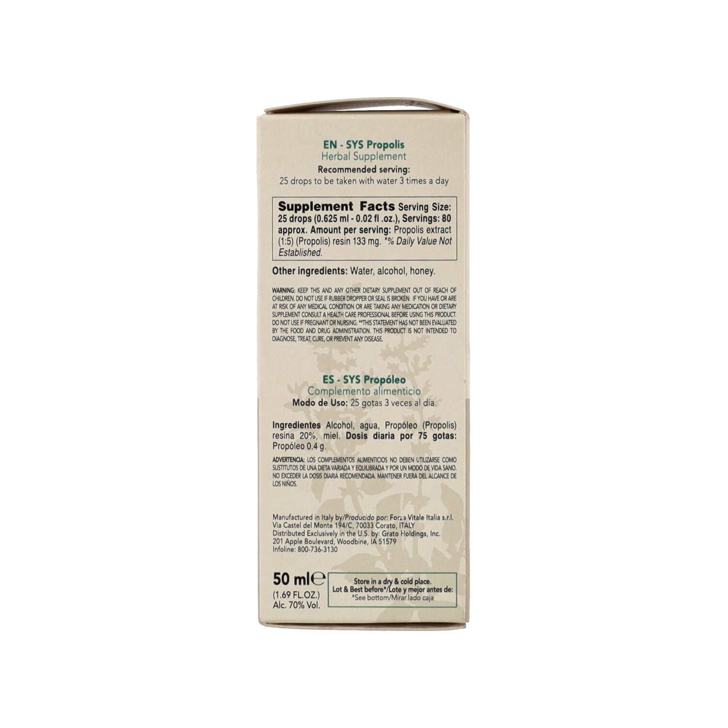 SYS PROPOLI GOCCE 50 ML