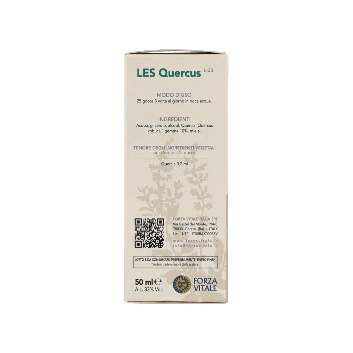 LES QUERCUS PEDUNCOLATA GOCCE