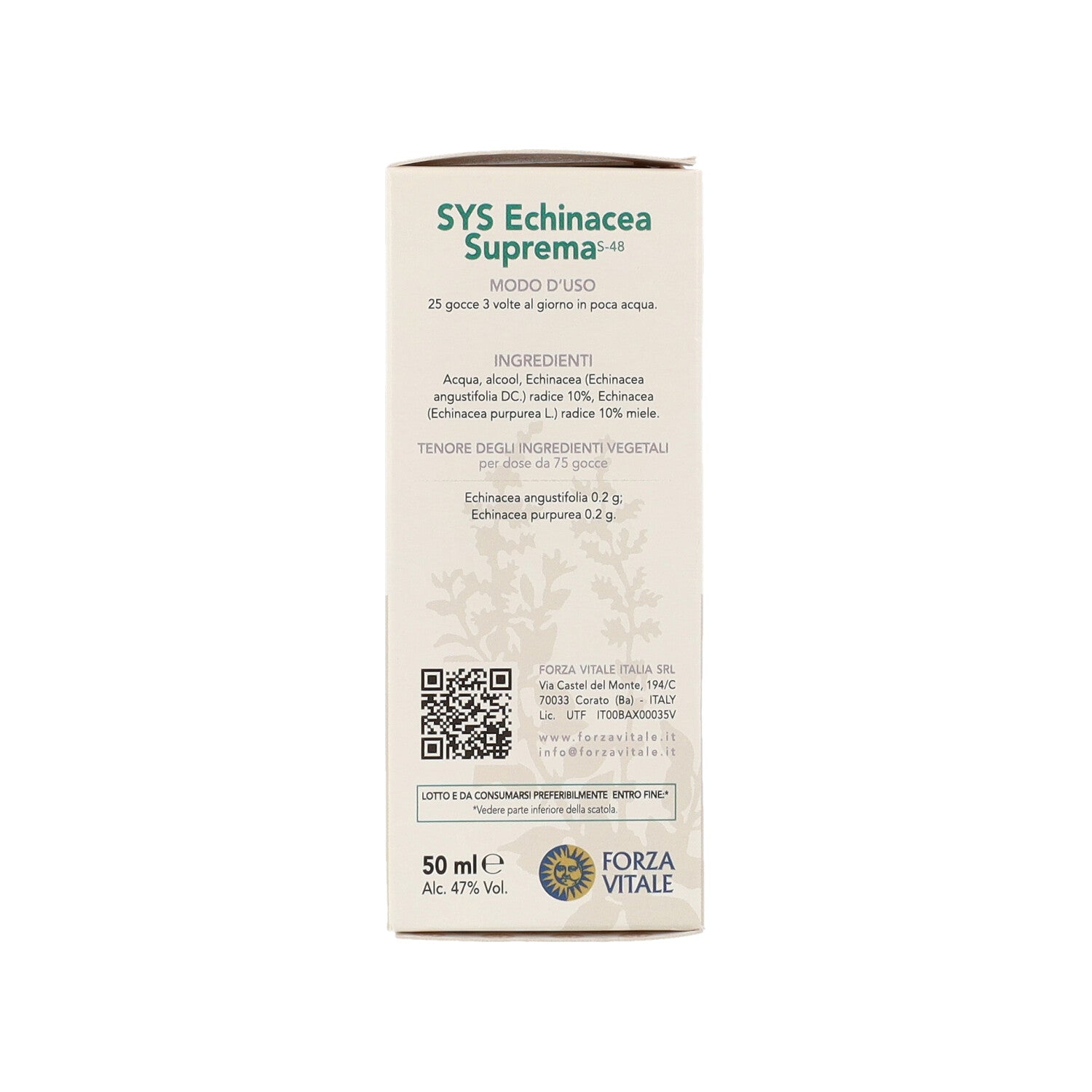 SYS ECHINACEA GOCCE 50ML