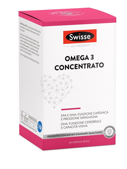 SWISSE OMEGA 3 CONCENTRATO 60CPS