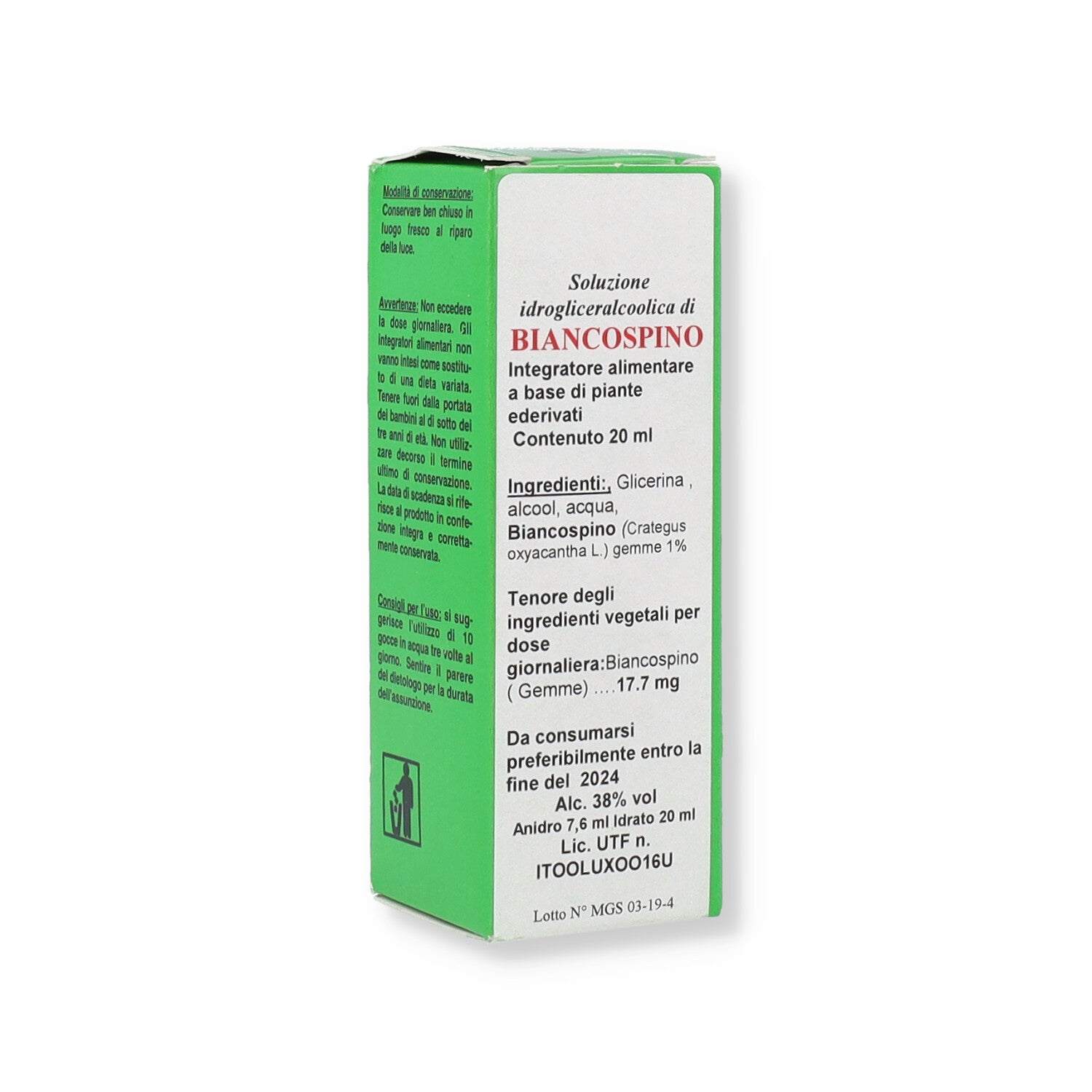 MGS4 BIANCOSPINO MG SPG - 20ML