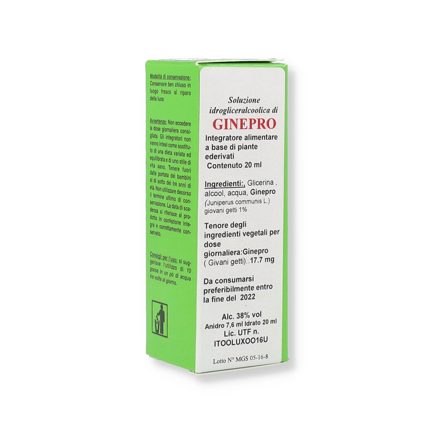MGS8 GINEPRO MG SPG - 20ML
