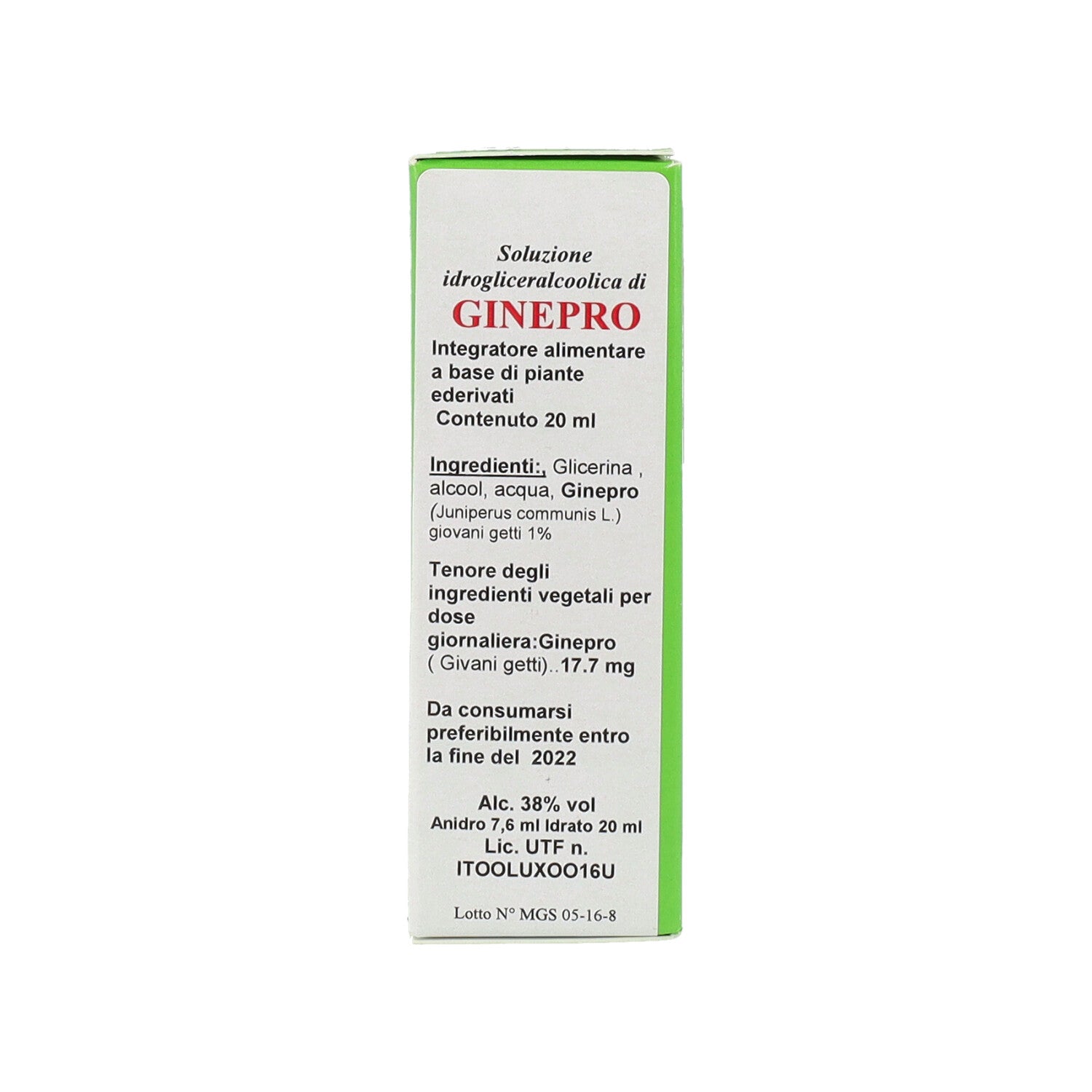 MGS8 GINEPRO MG SPG - 20ML