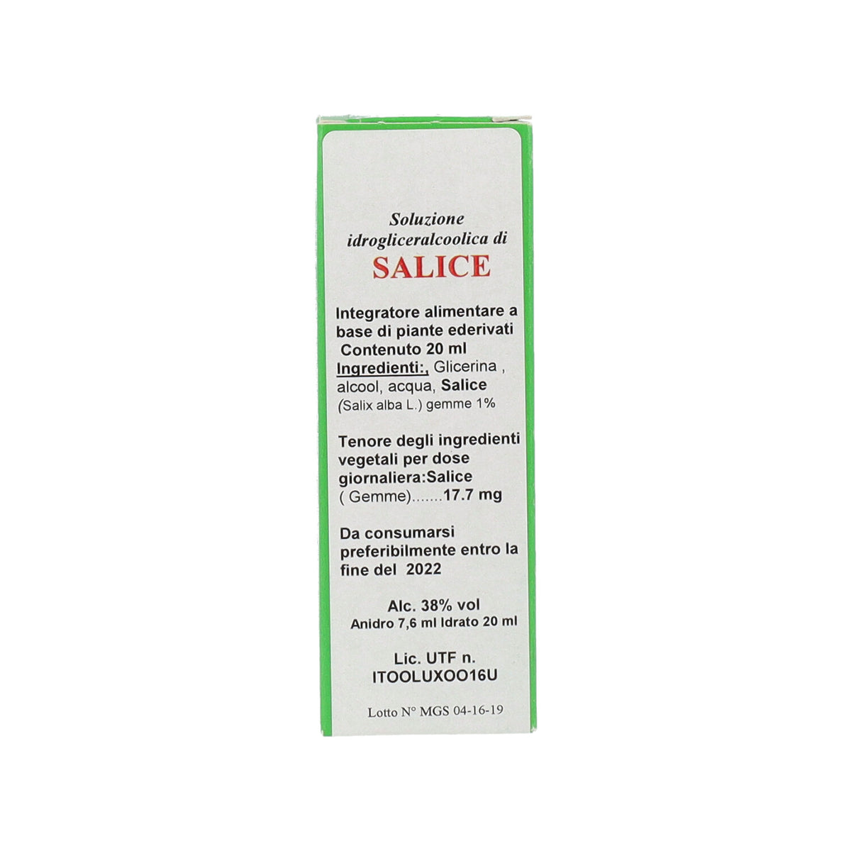MGS19 SALICE MG SPG - 20ML
