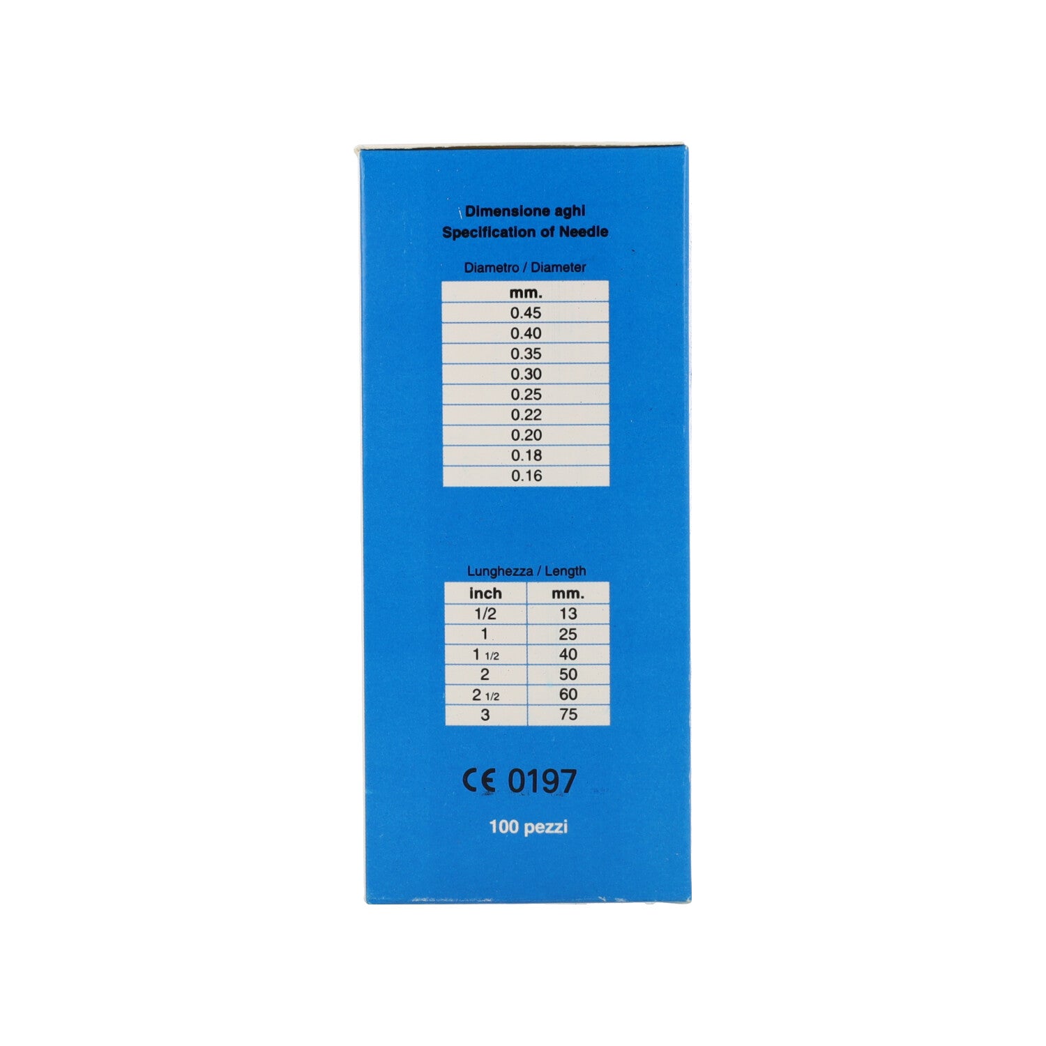 AGHI PER AGOPUNTURA 0 3X40MM