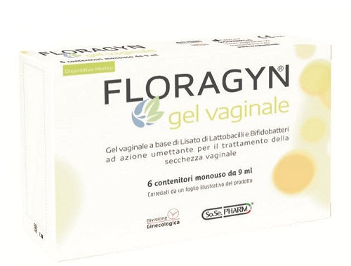 FLORAGYN GEL VAGINALE 6 X 9ML