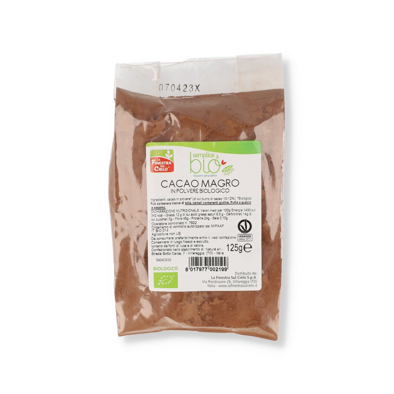 CACAO MAGRO - 125G