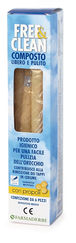 FREE&CLEAN CONI ORECCHIO - 6 PZ