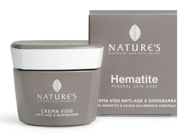 NATURE'S HEMATITE CREMA VISO ANTIAGE DOPOBARBA 50ML