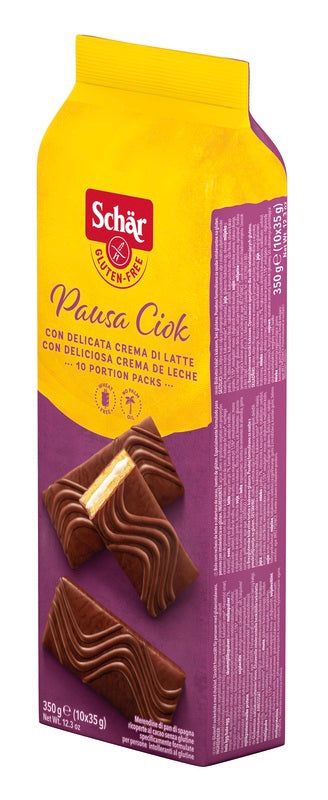 SCHAR PAUSA CIOK CON CREMA DI LATTE 10X35G