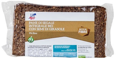 PANE SEGALE INTEGRALE SEMI GIRASOLE BIO 500G