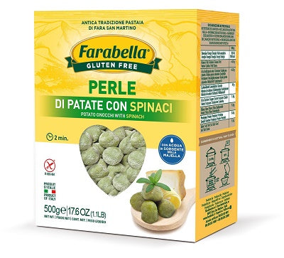 FARABELLA PERLE PATATE SPINACI 500G