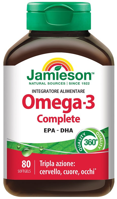 OMEGA 3 COMPLETE JAMIESON 80PRL