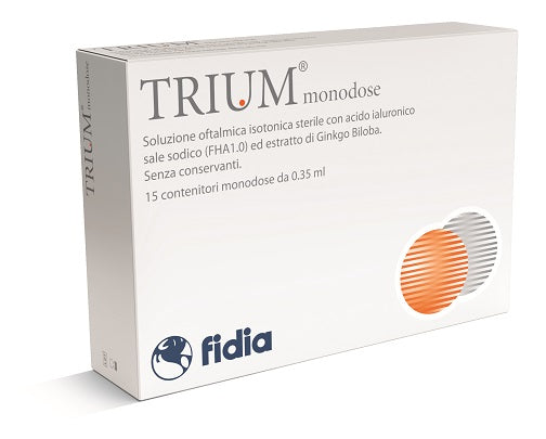 TRIUM MONODOSE GTT OCUL 15FL
