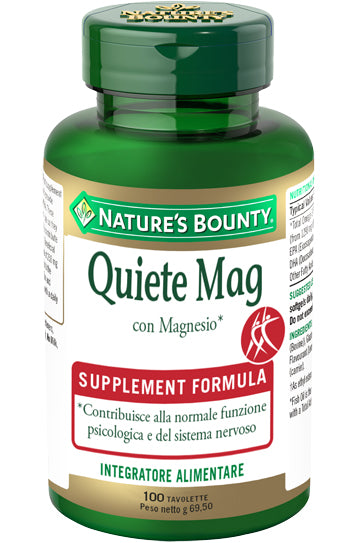 NATURE'S BOUNTY QUIETE MAG 100 TAVOLETTE