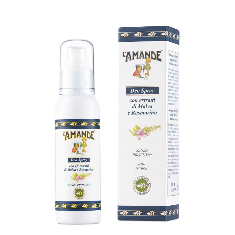 L'AMANDE DEODORANTE SPRAY MALVA ROSMARINO 100ML