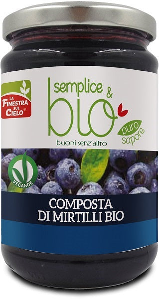 COMPOSTA MIRTILLI SEMPLICI E BIO 320G