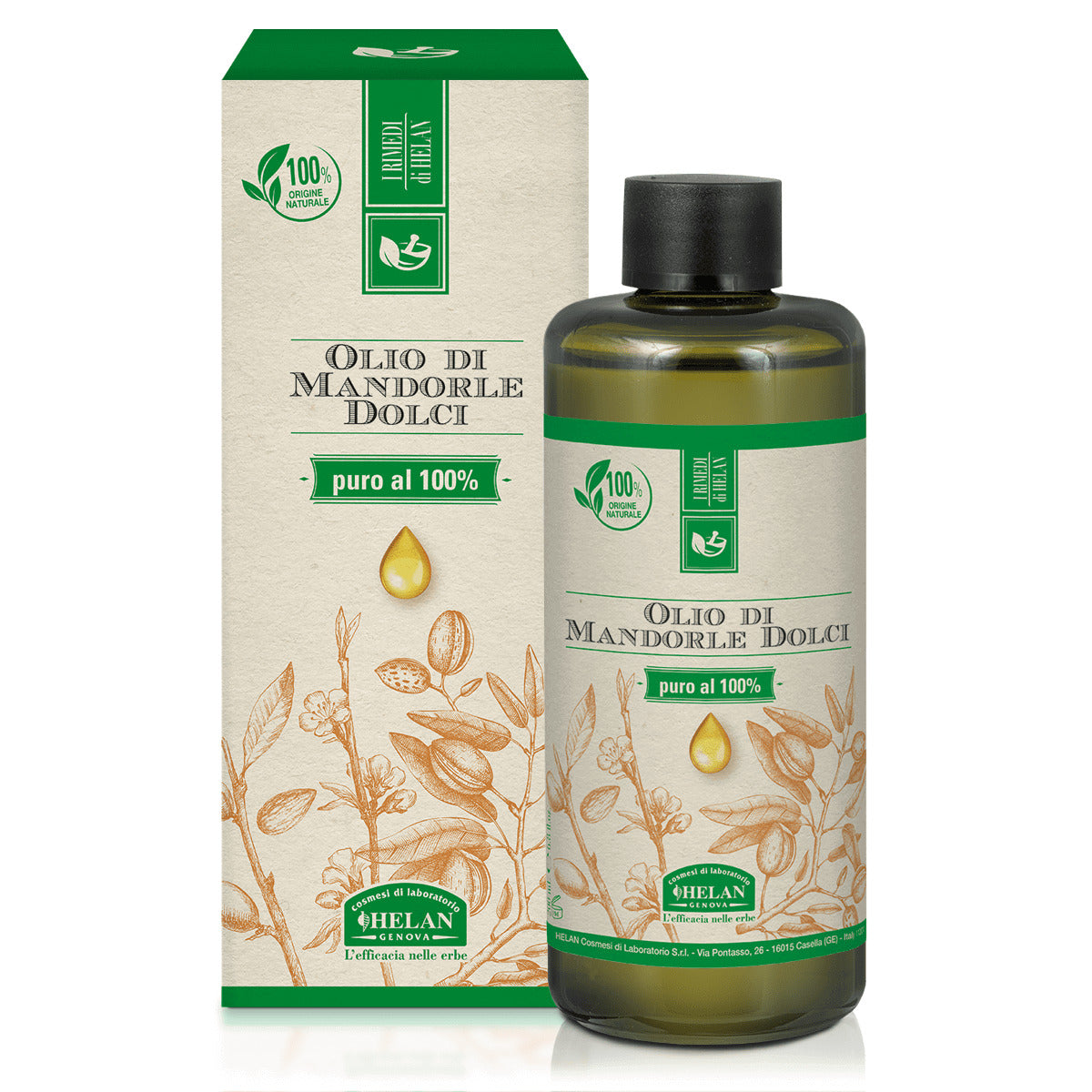 I RIMEDI HELAN OLIO MANDORLE DOLCI 200ML