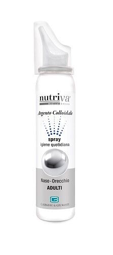 NUTRIVA ARGENTO COLLOIDALE NASO ORECCHIE 20PPM 100ML