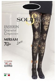 COLLANT MIRIAM 70 LACE ML NERO