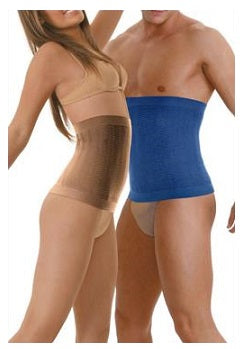 SILVER WAVE ABDOMINAL BAND ML NERO