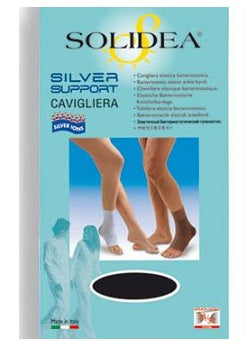 SILVER SUPPORT CAVIGLIERA ELASTICA M NERA