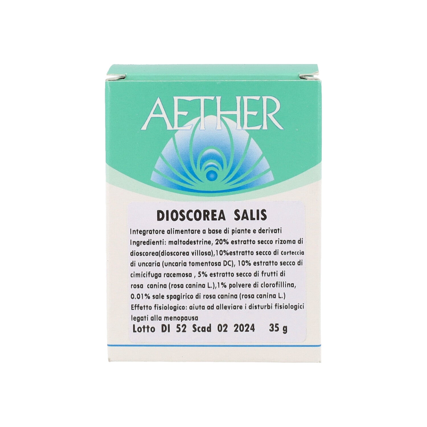 DIOSCOREA SALIS CAPSULE AETHER REFORM HAUS 35GR