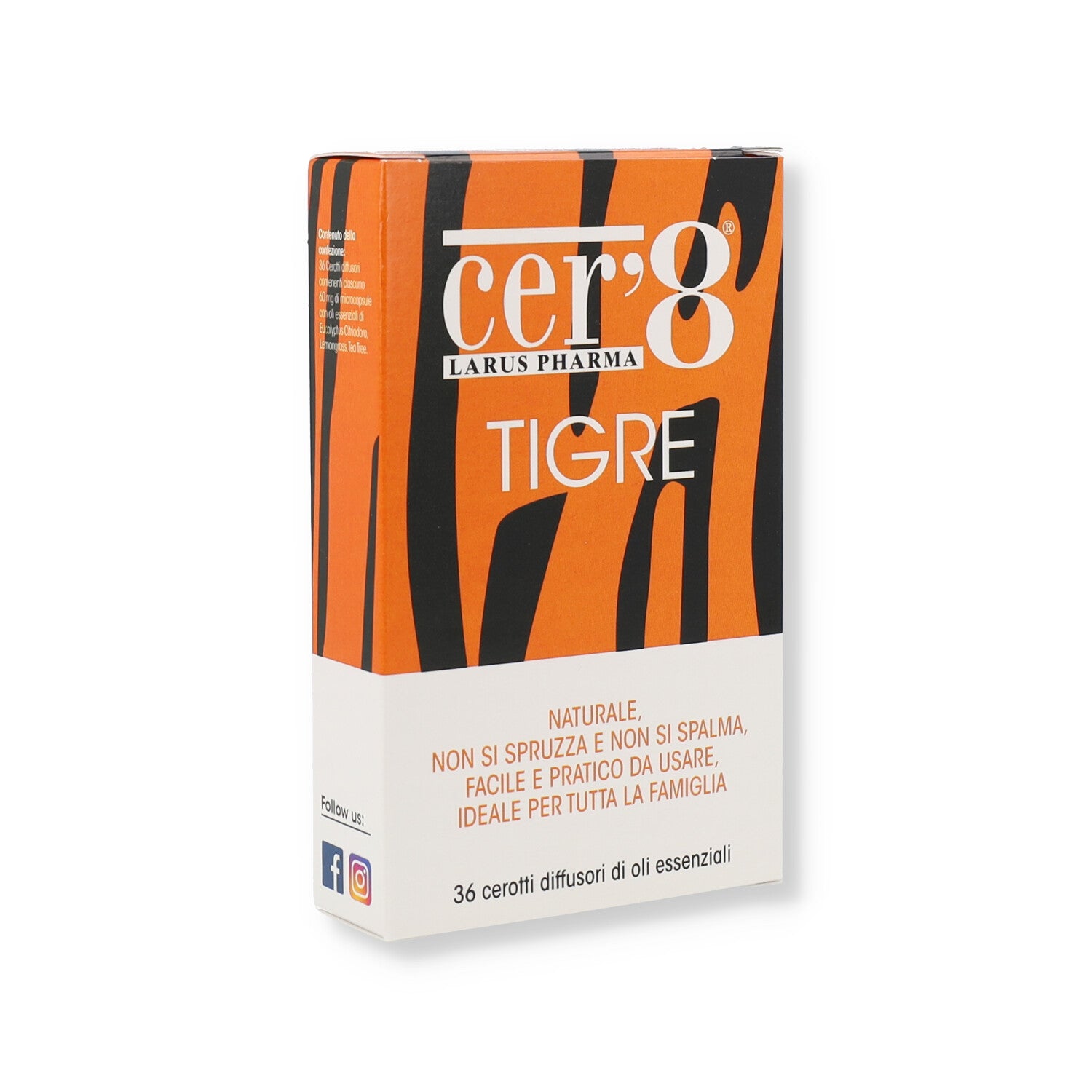 CER'8 TIGRE CUSCINO ADESIVO 36 PZ