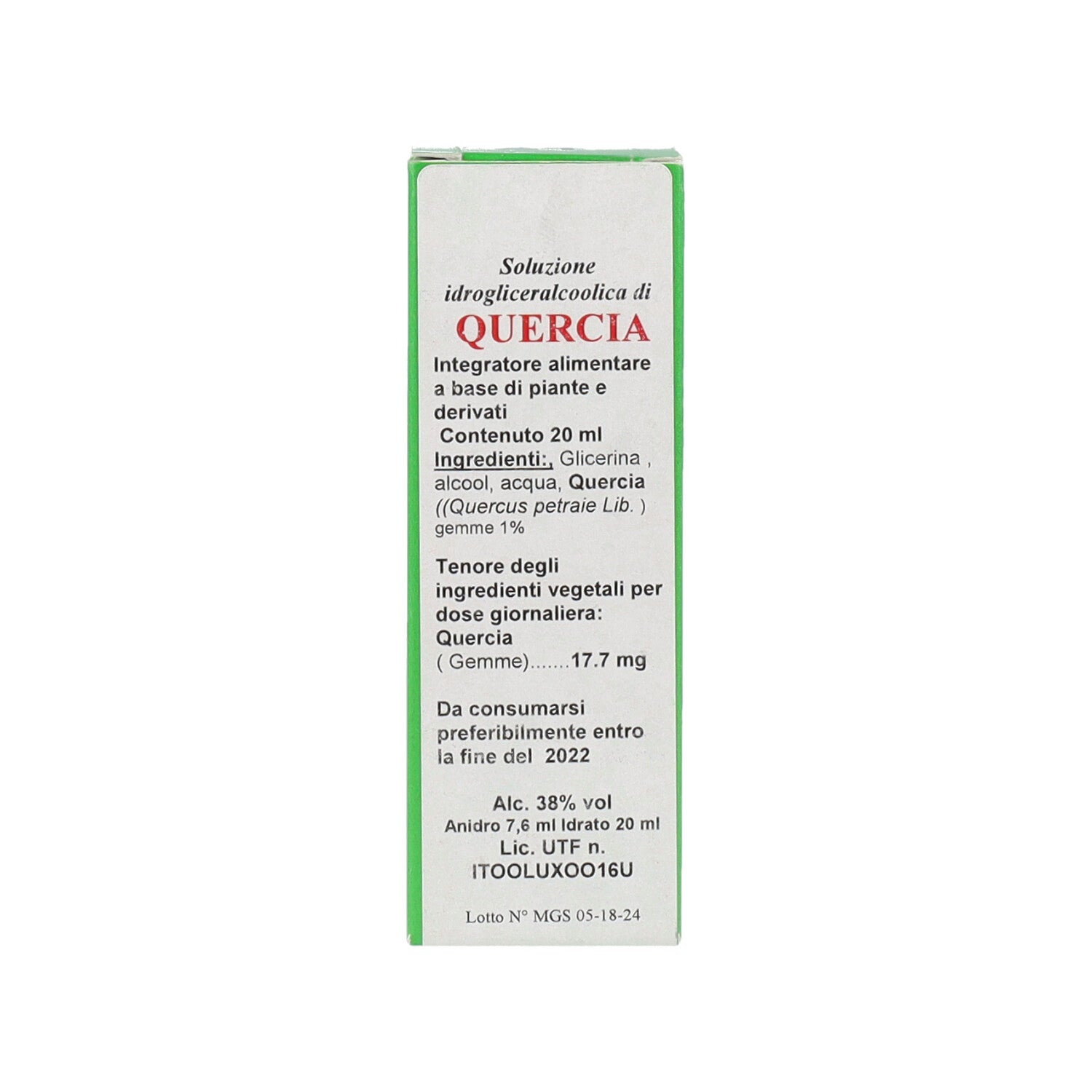 MGS24 QUERCIA MG SPG - 20ML