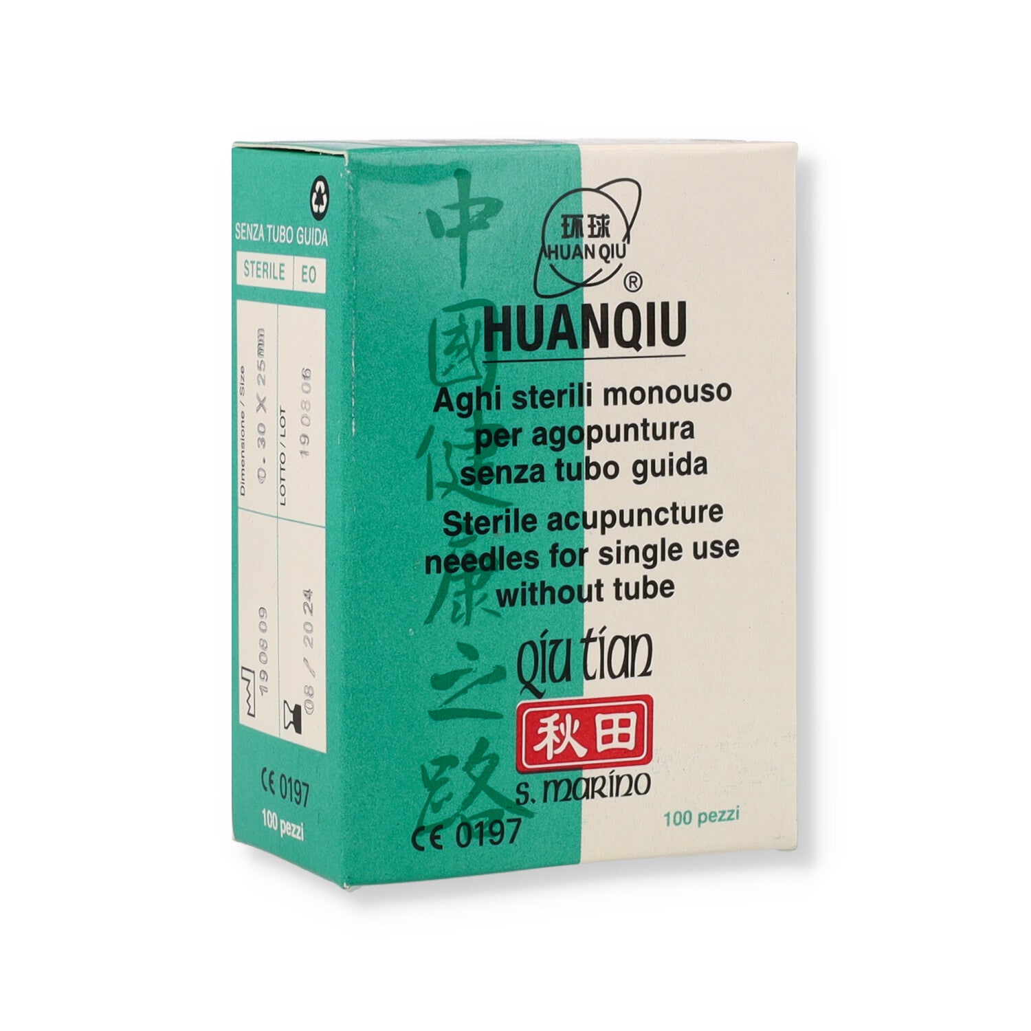 AGHI PER AGOPUNTURA 0 30X25MM SENZA TUBO