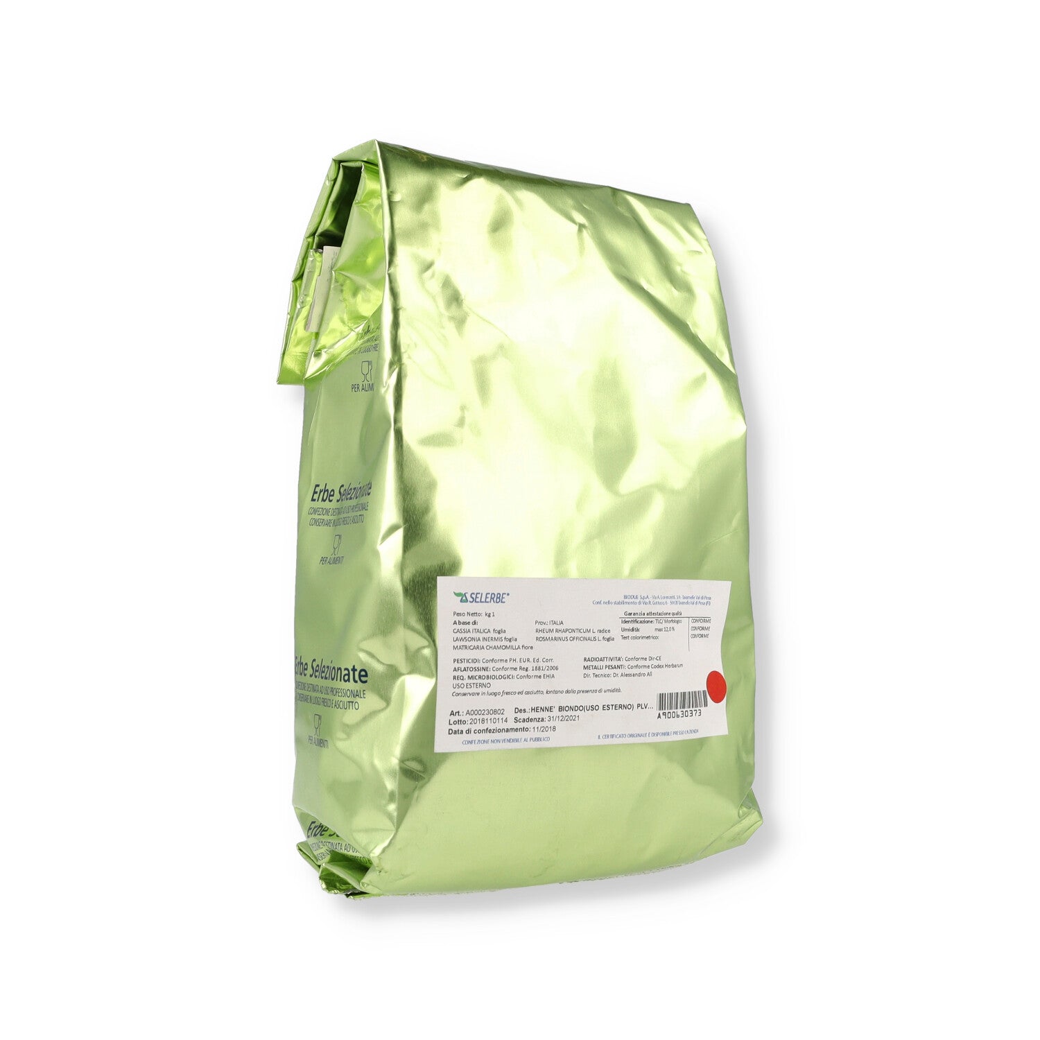 ERBE HENNE' BIONDO POLVERE 1KG