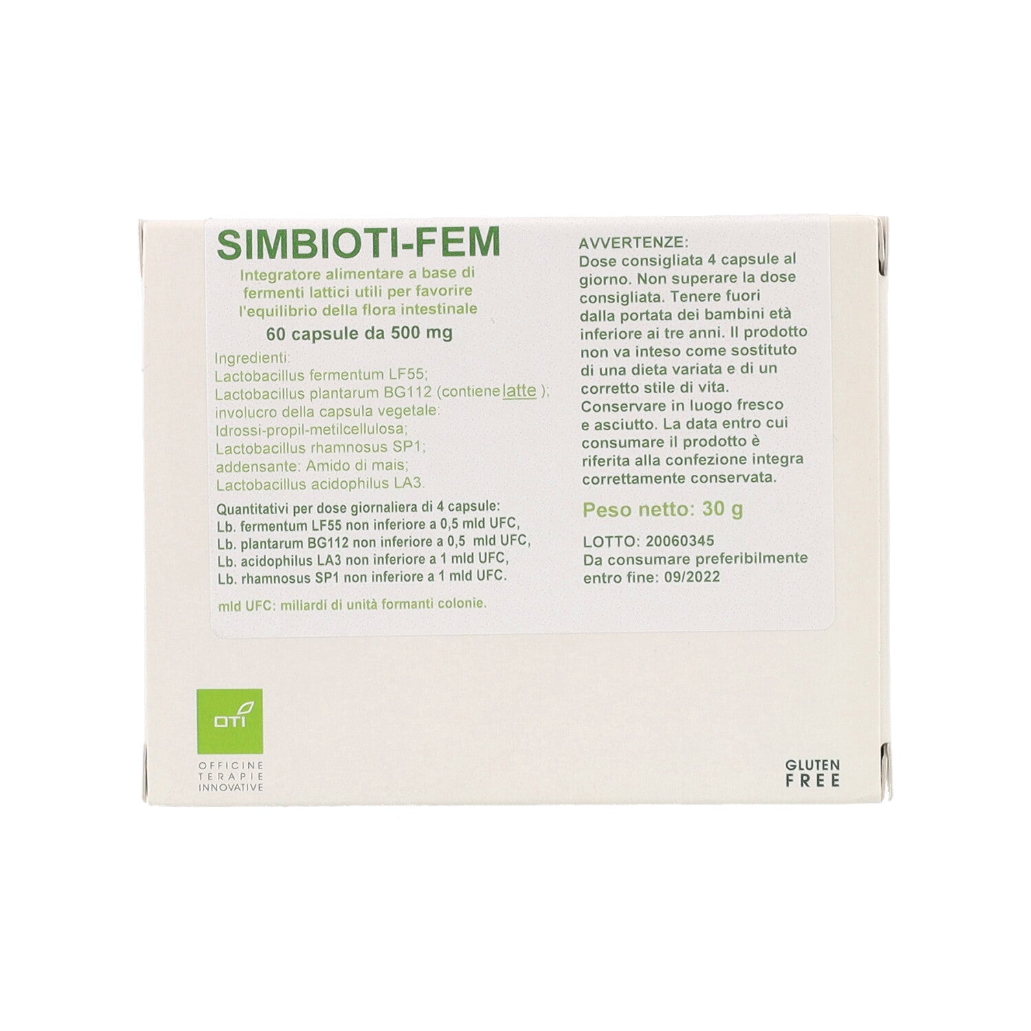 SIMBIOTI FEM - 60CPS