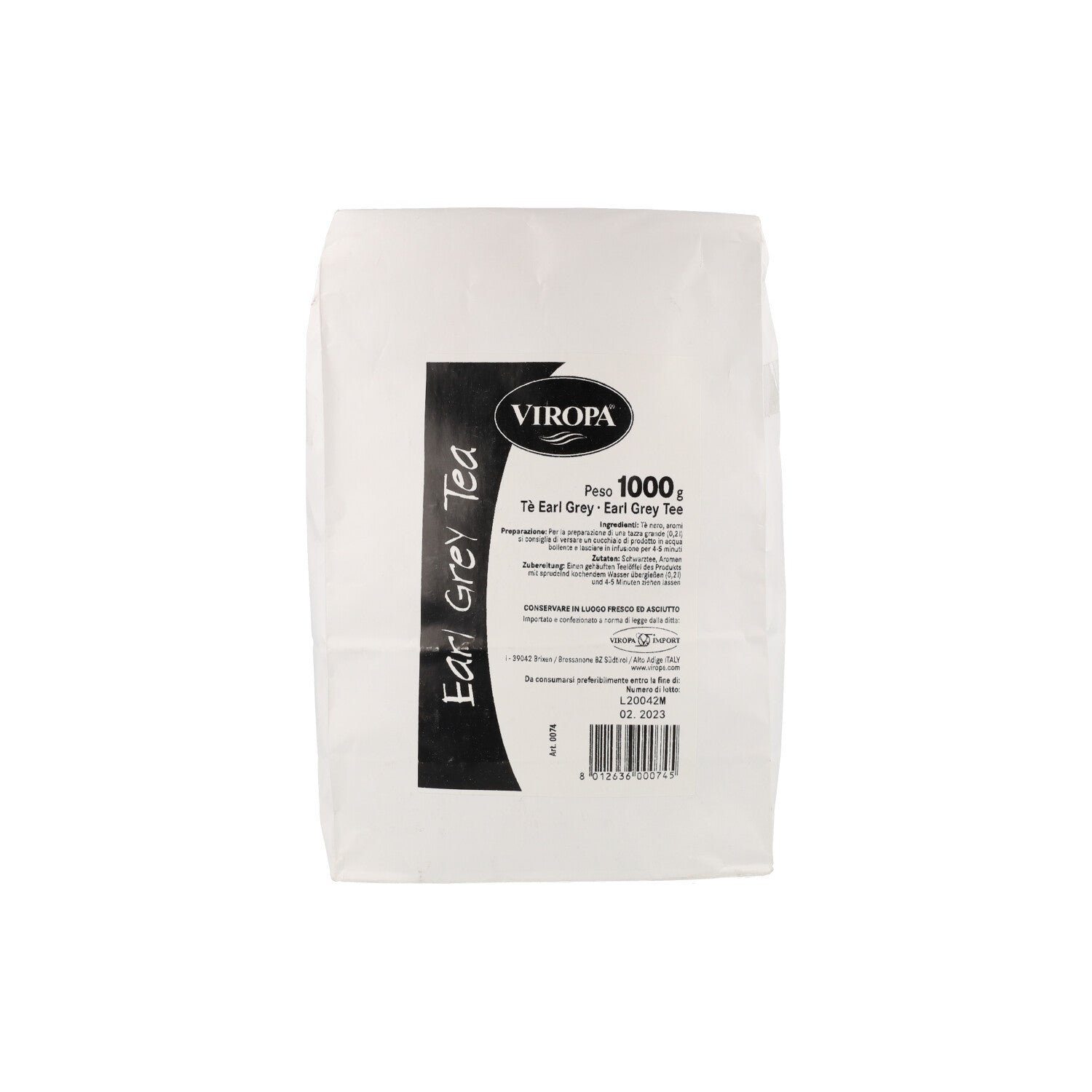 TE' EARL GREY AL BERGAMOTTO - 1KG