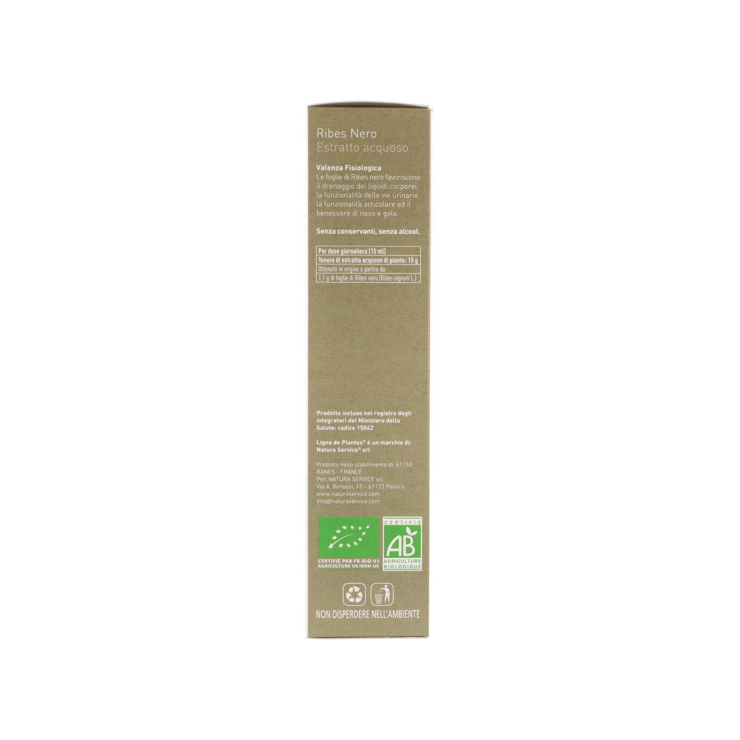 RIBES NERO BIO - 20 AMPOLLE