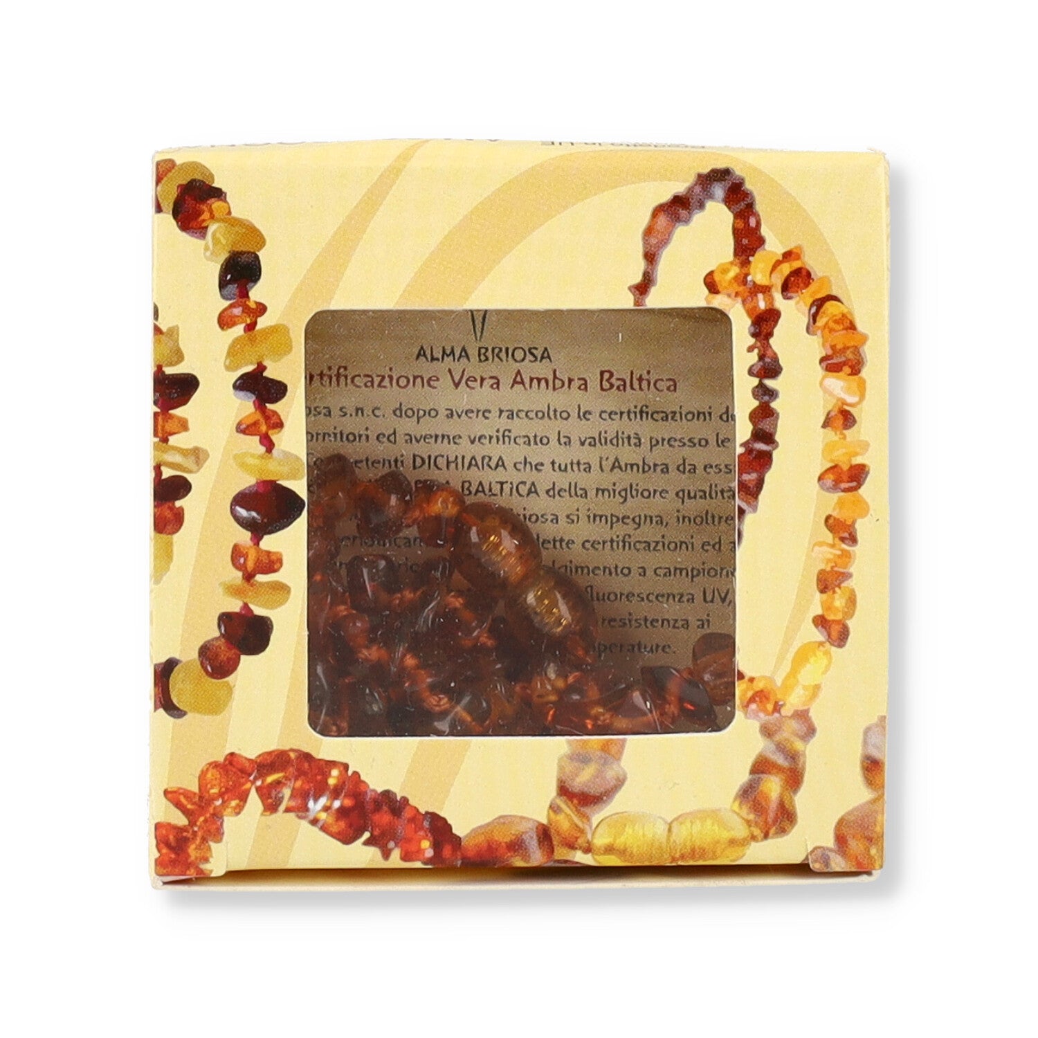 ALMABABY COLLANINA AMBRA BABY COGNAC