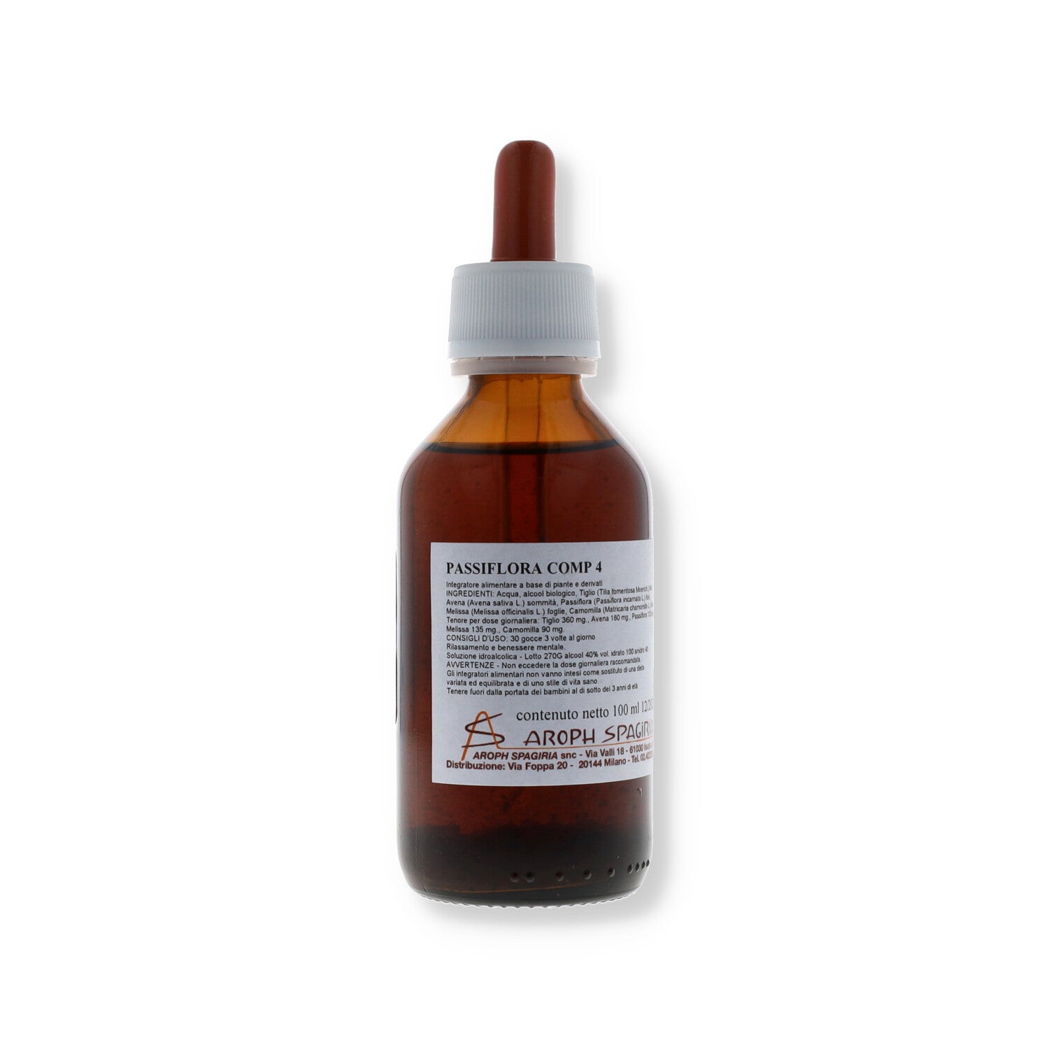 PASSIFLORA COMP 4 SI 100ML AROPH SPAGIRIA