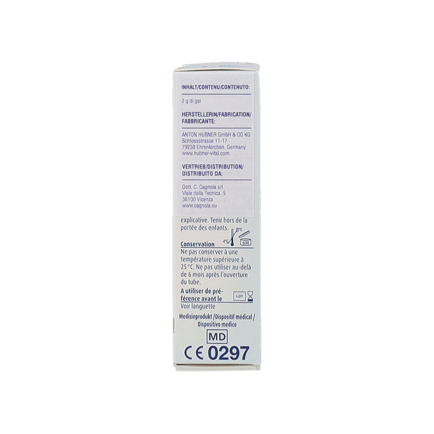 HUBNER SILICEA GEL HERPES LABBRA
