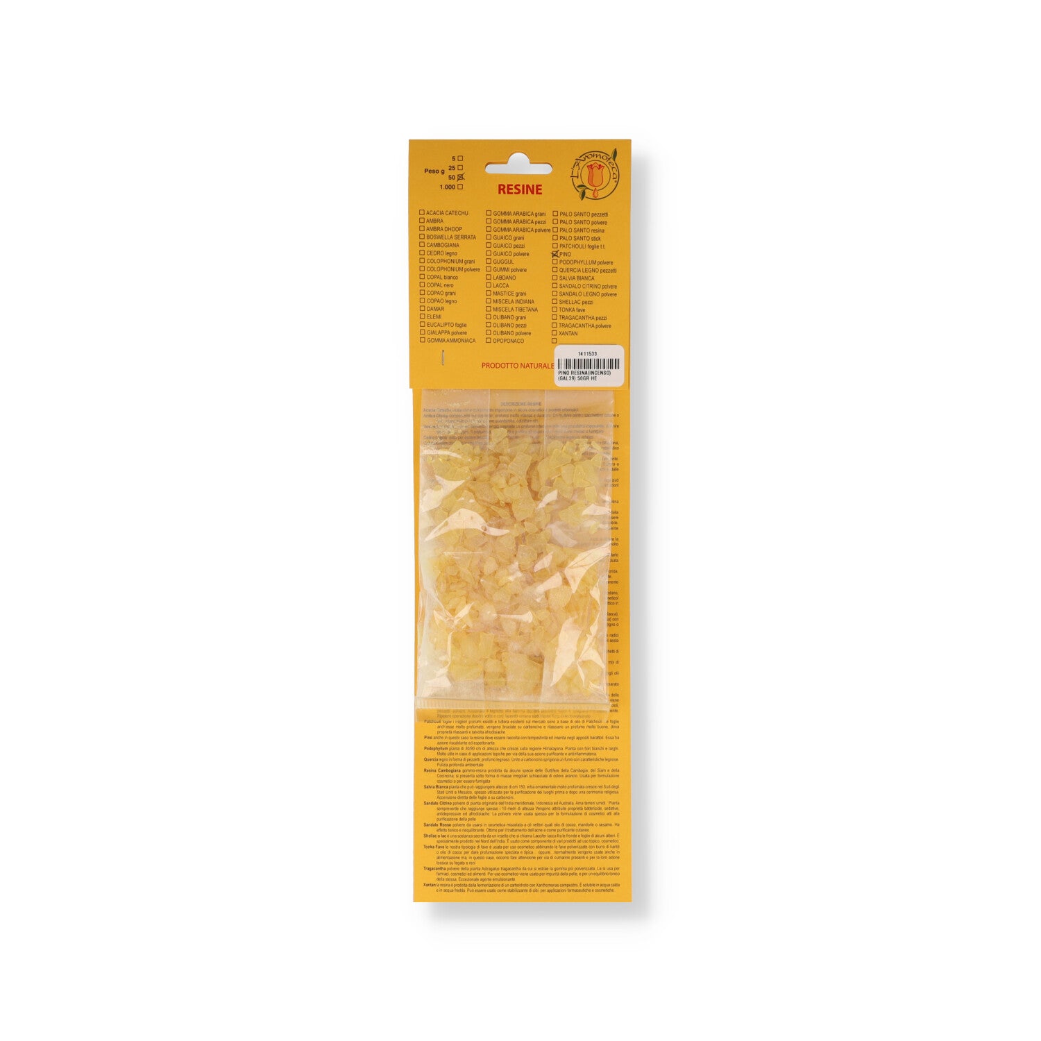 PINO RESINA (INCENSO) 50GR