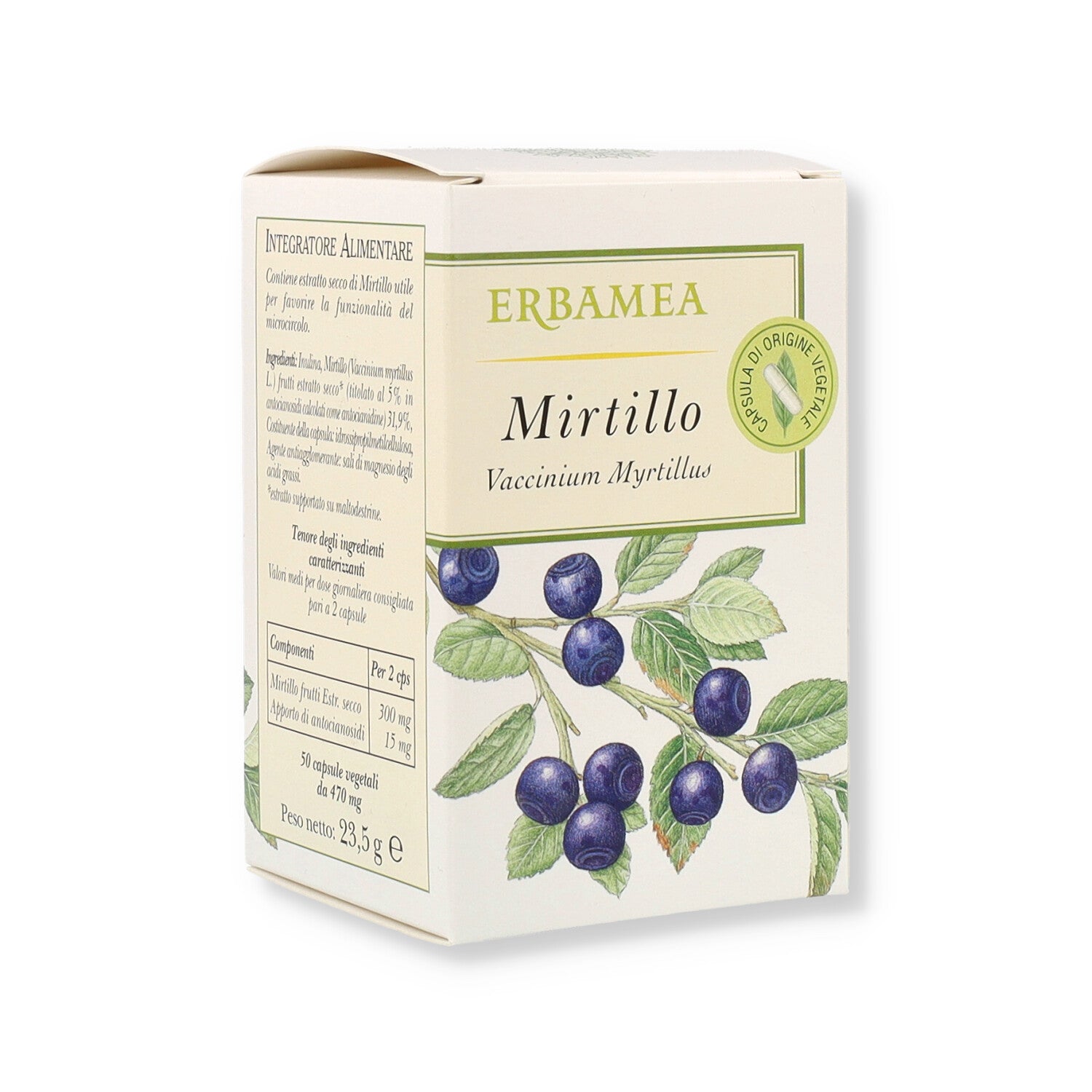 MIRTILLO 50 CAPSULE