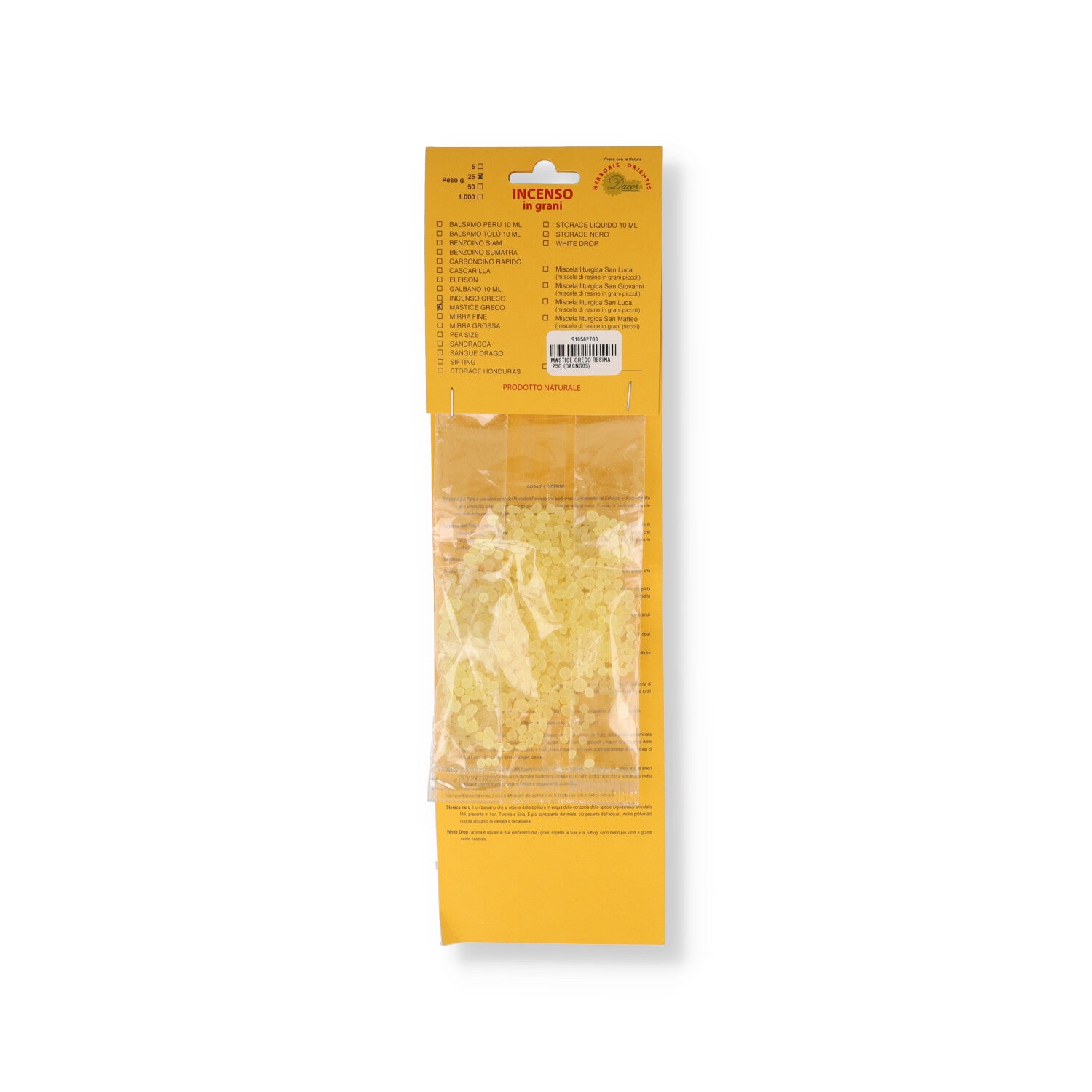 RESINA MASTICE GRECO 25G