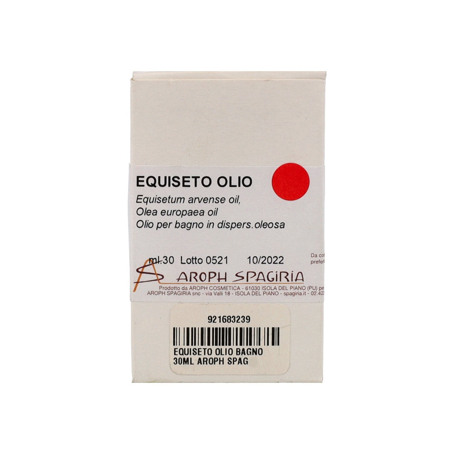 EQUISETO OLIO BAGNO 30ML