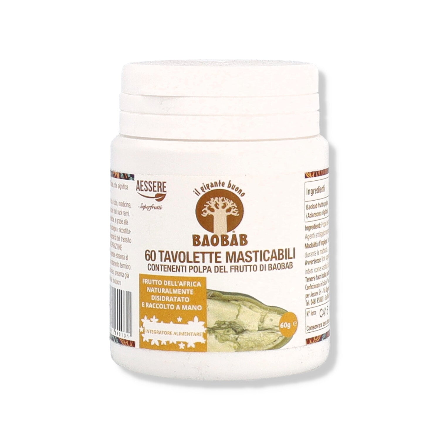 AESSERE BAOBAB  60 TAV MASTICABILI