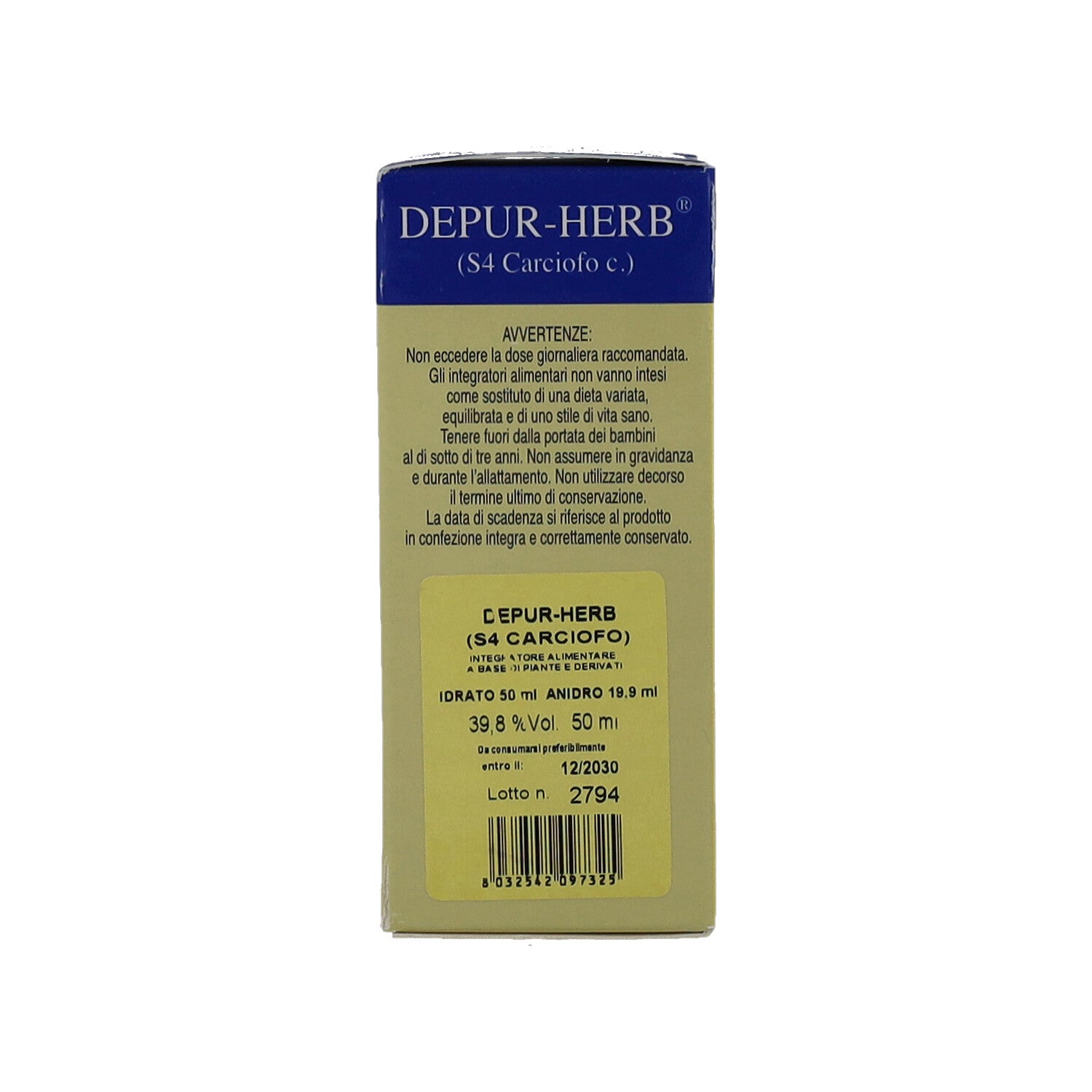 DEPUR-HERB COMPOSTO S4 CARCIOFO - 50 ML