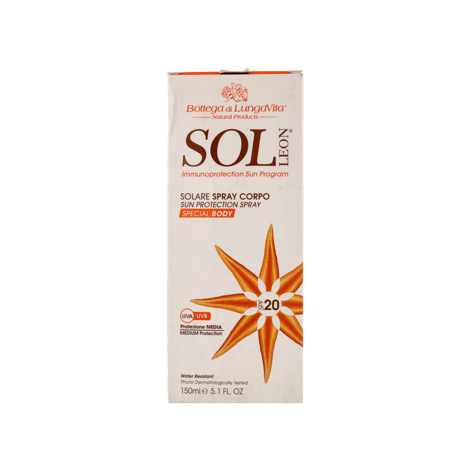 SOL LEON SPRAY SOLARE CORPO SPF20 150ML
