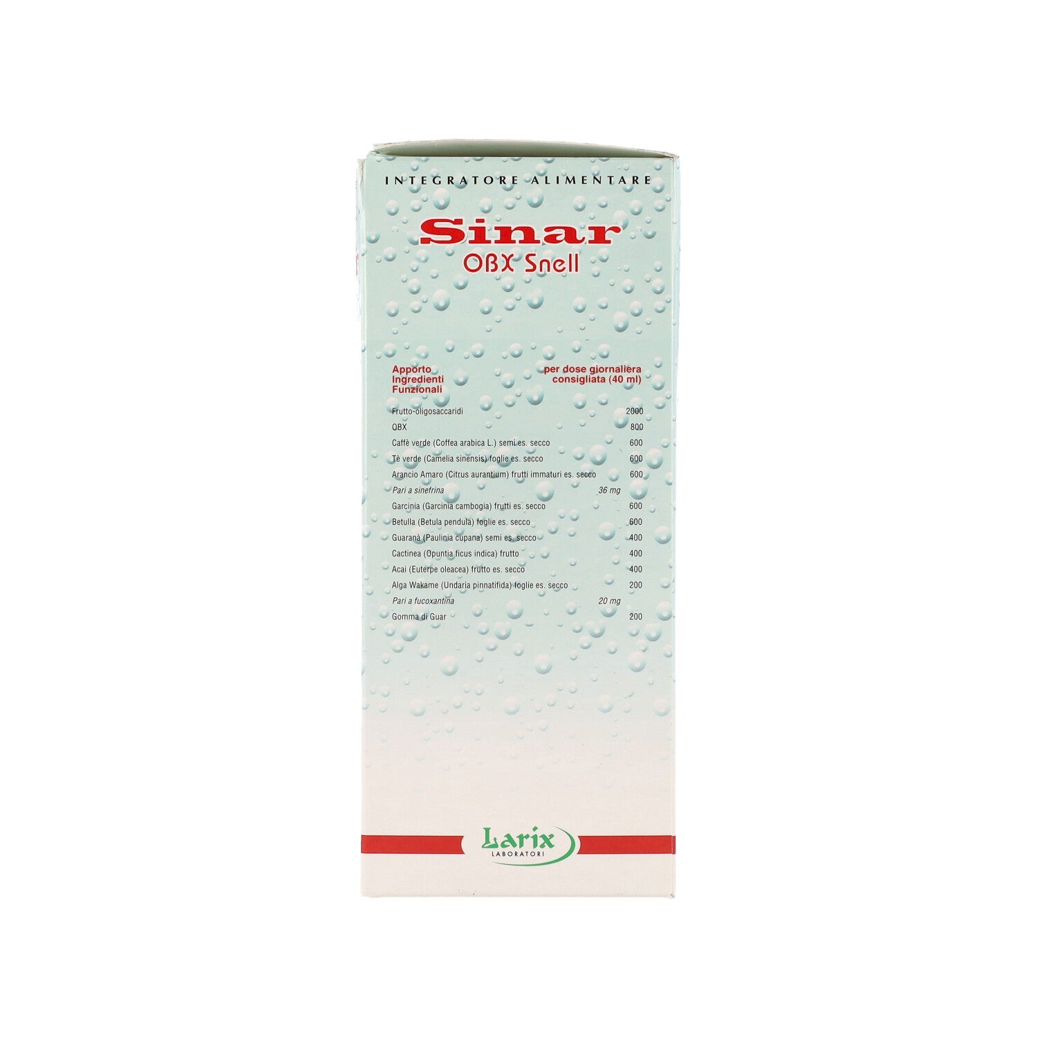 SINAR SNELL OBX + CAFFE' VERDE - 500ML