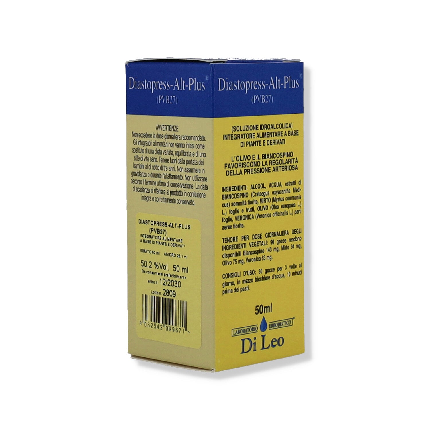 DIASTOPRESS-ALT-PLUS (COM PVB27) - 50 ML